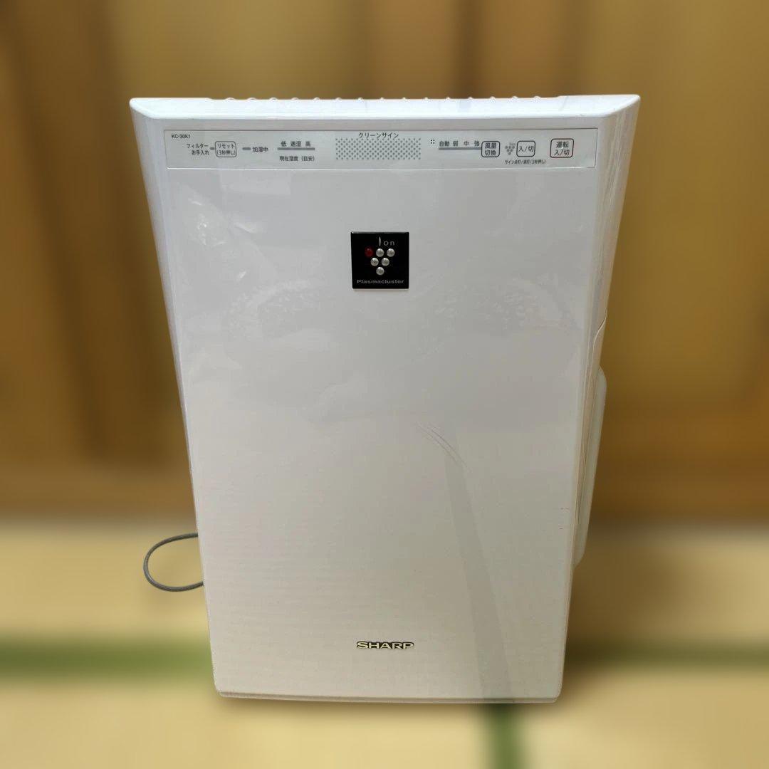 SHARP 空気清浄機 プラズマクラスター ホワイト　KC-30K1-W