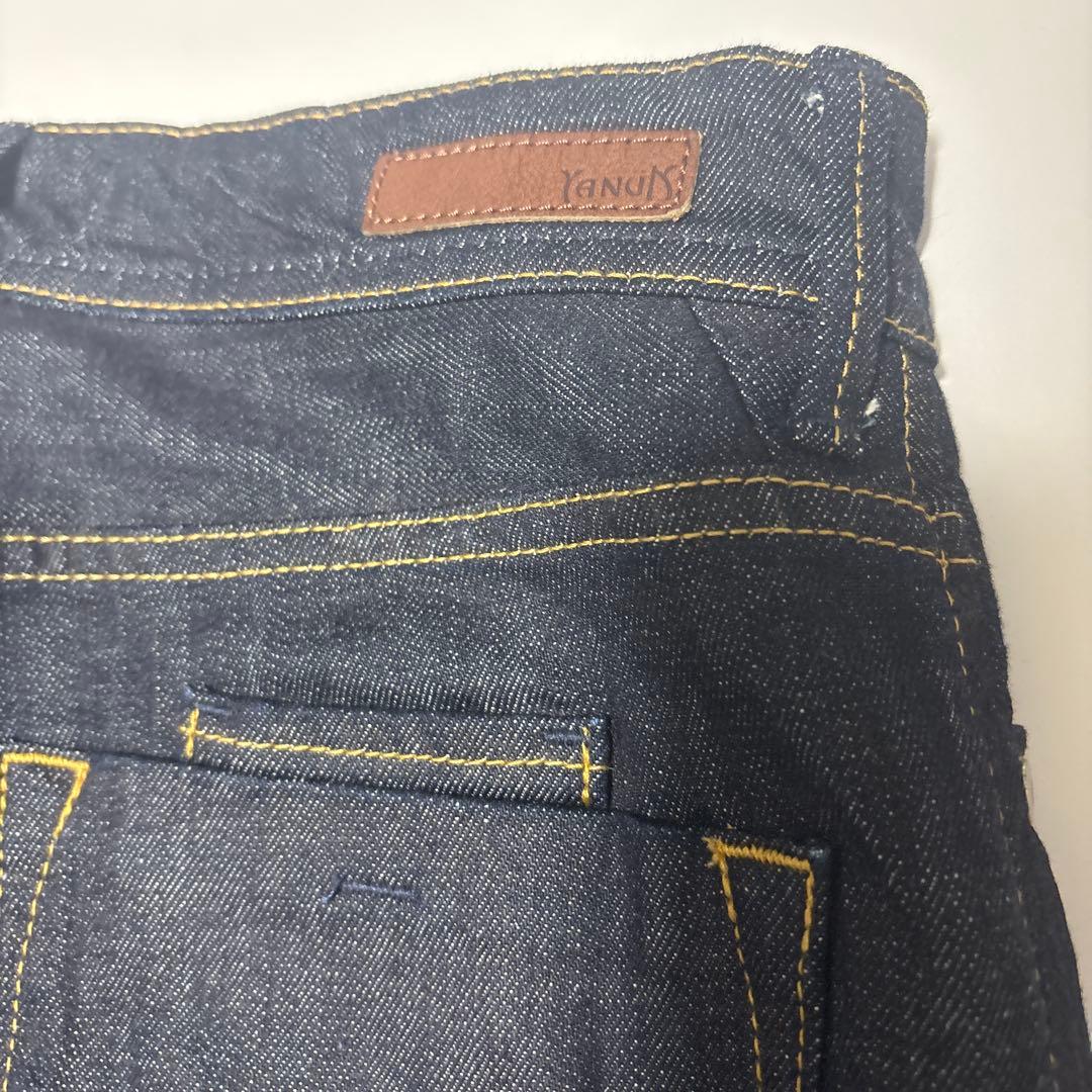 ✨美品✨ヤヌーク Yanuk レア LEA ボーイズストレートデニム【27】濃紺