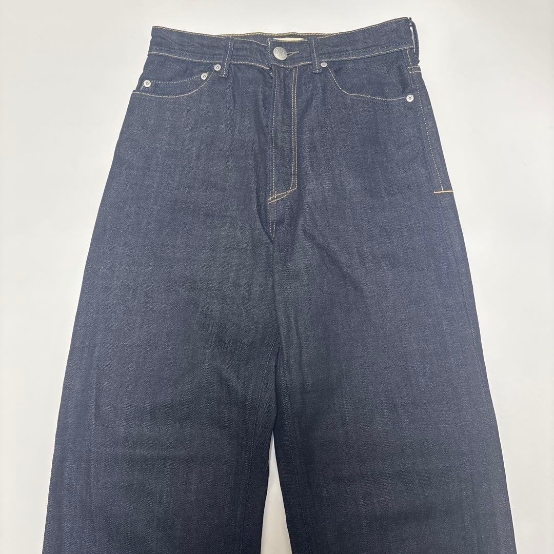 ✨美品✨ヤヌーク Yanuk レア LEA ボーイズストレートデニム【27】濃紺