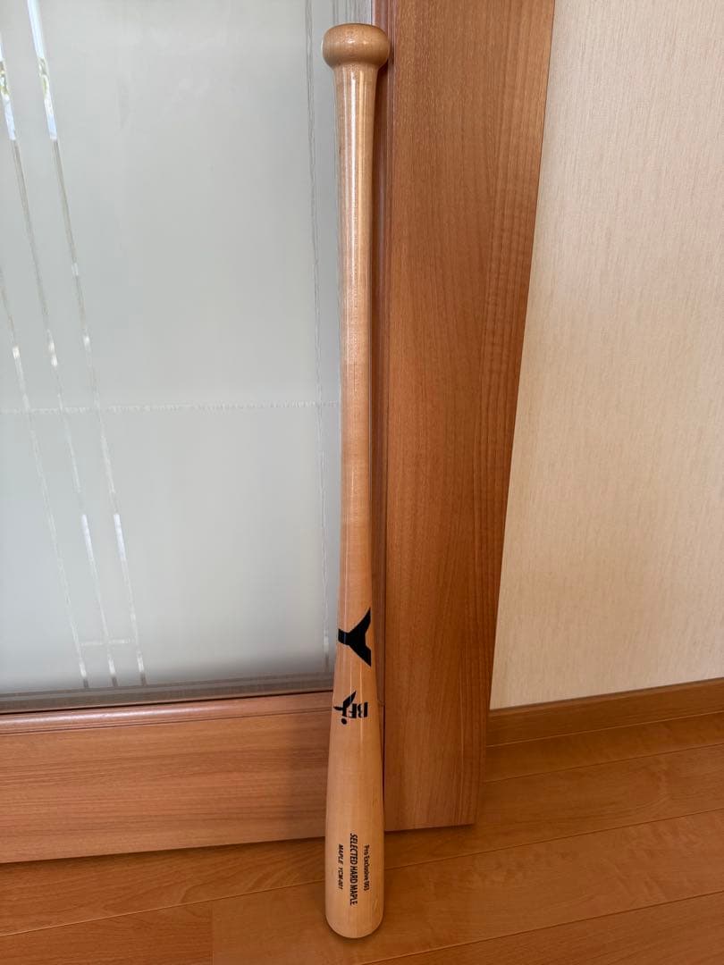 美品 硬式用 木製バット ヤナセ YCM-001 84.5cm 881g