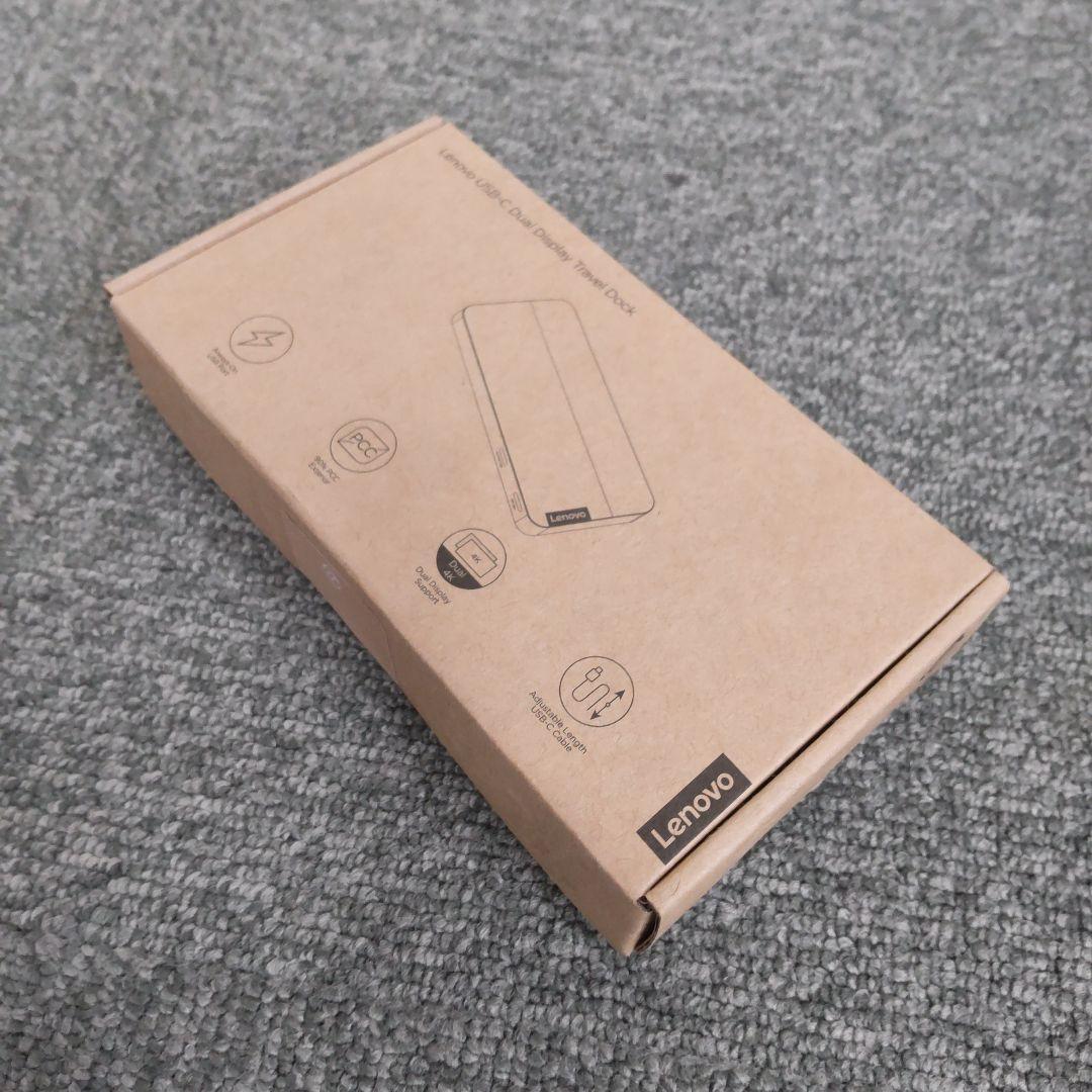新品 Lenovo USB Type-C デュアルディスプレイ トラベルドック