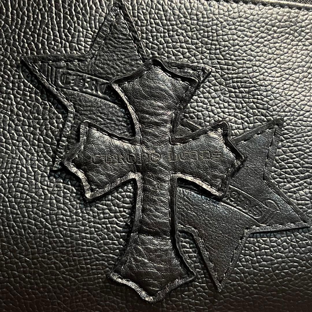 【限定1個】本革ボディバック/クロス&スターパッチ/シルバー925/男女兼用