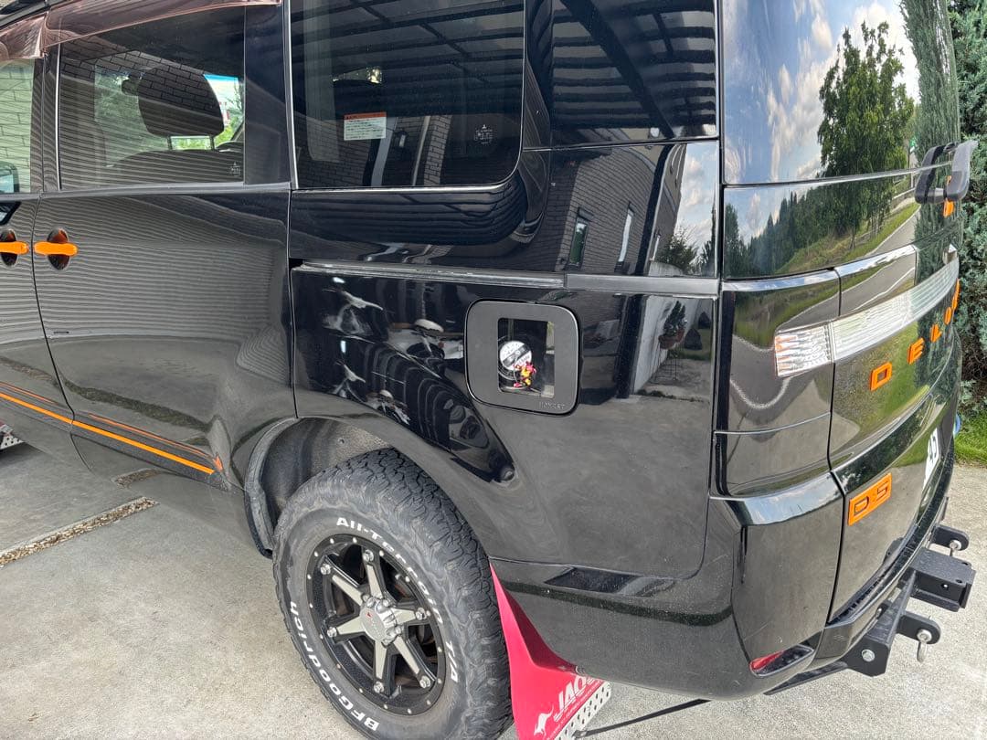 Honest 三菱 デリカ d:5 ガラスリッド 調整プレート付き