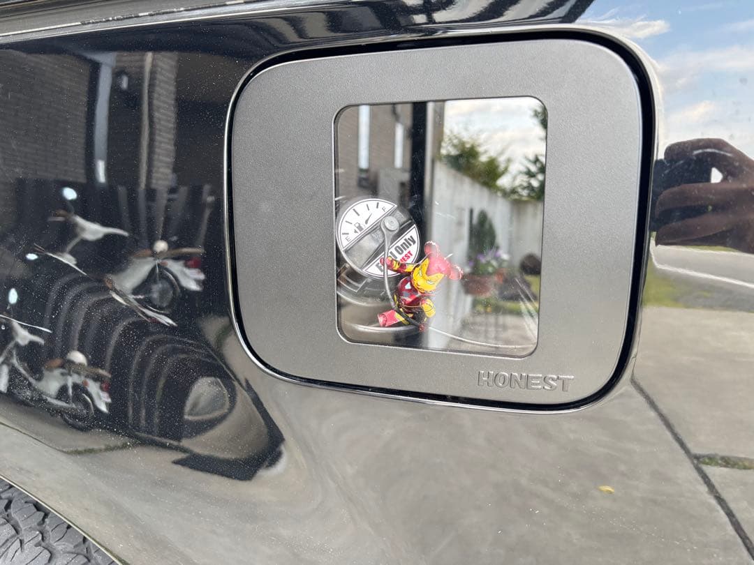 Honest 三菱 デリカ d:5 ガラスリッド 調整プレート付き