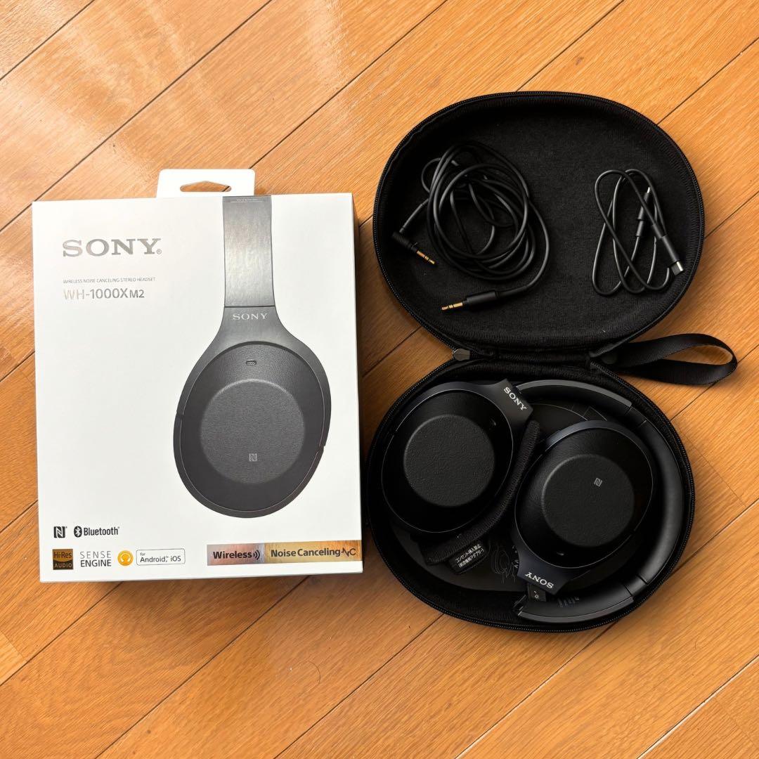 WH-1000XM2B SONY ヘッドホン　ノイズキャンセリング