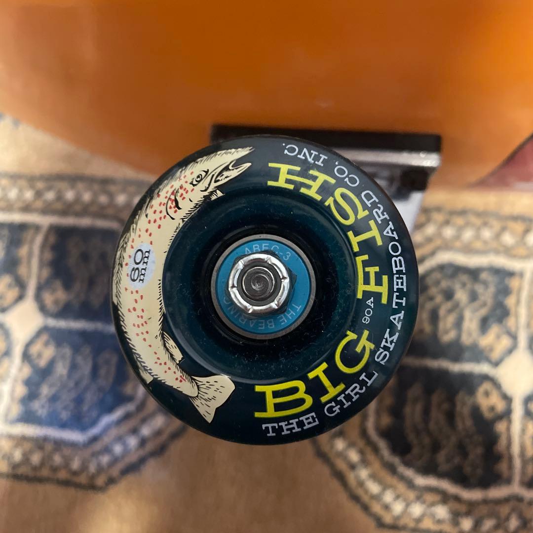 美品 Tired Skateboardスケートボード クルーザー コンプリート