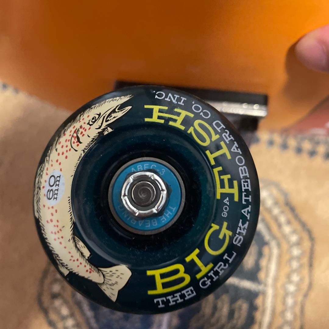 美品 Tired Skateboardスケートボード クルーザー コンプリート