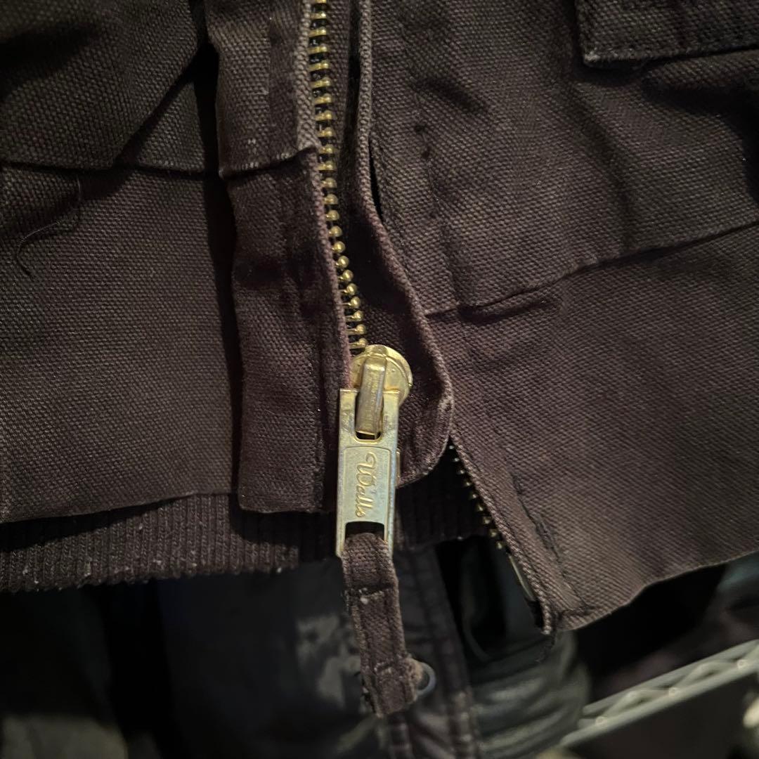 短丈　Walls フード付きジャケット 黒