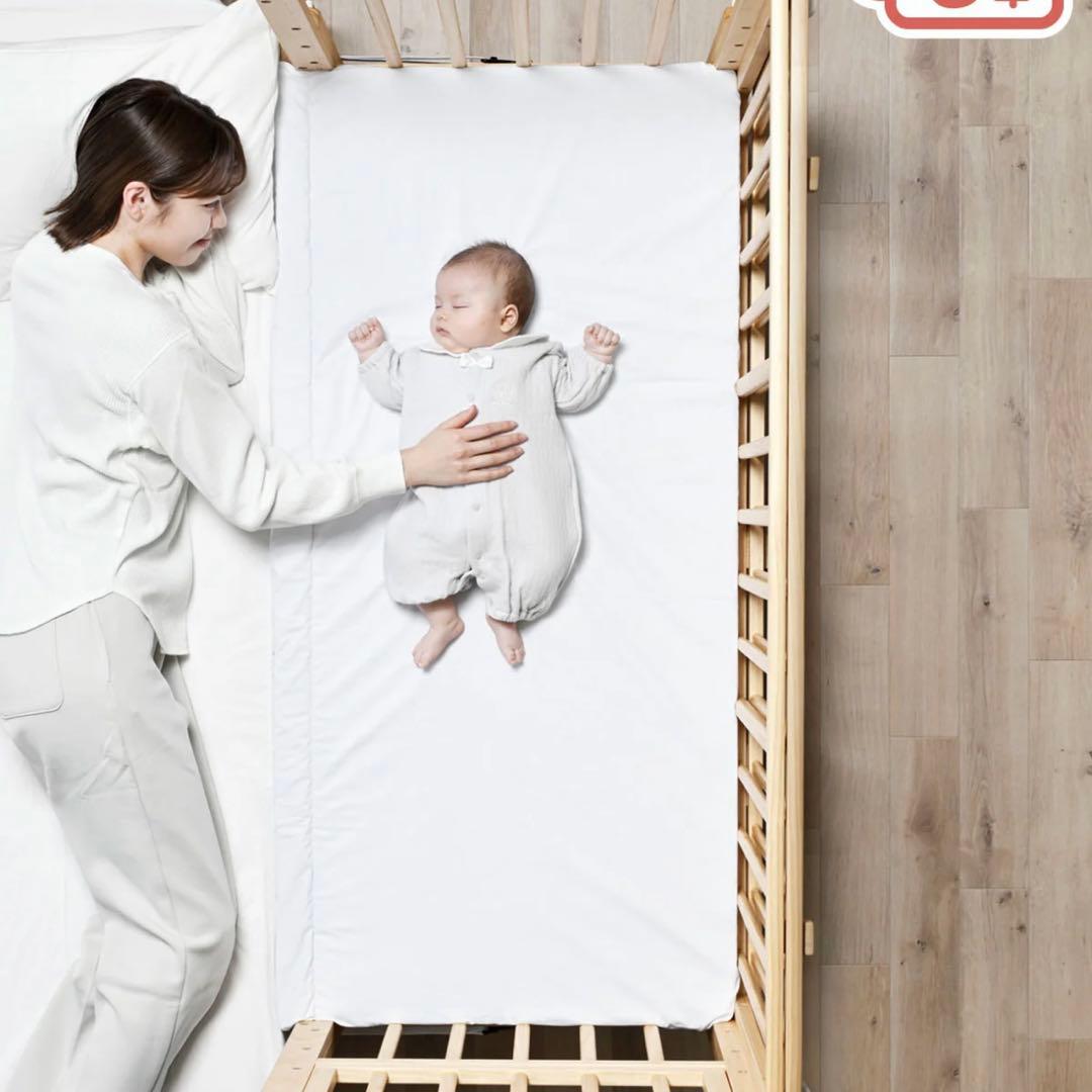 そいねーるラージ ナチュラル ベビーベッド 専用マット付 yamatoya
