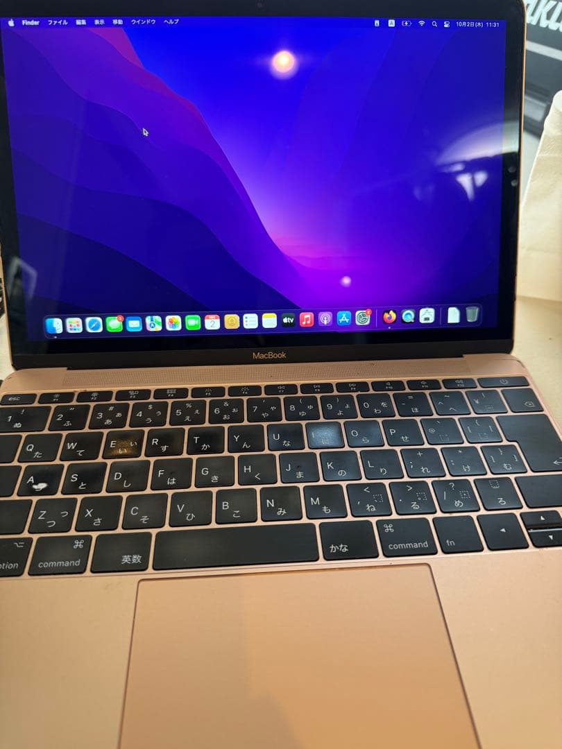 Apple MacBook ゴールド 日本語配列