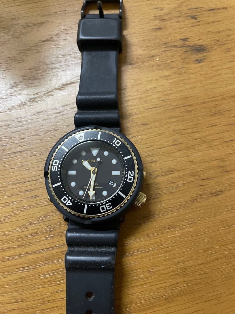 SEIKO ダイバーズウォッチ ラバーベルト 200m防水