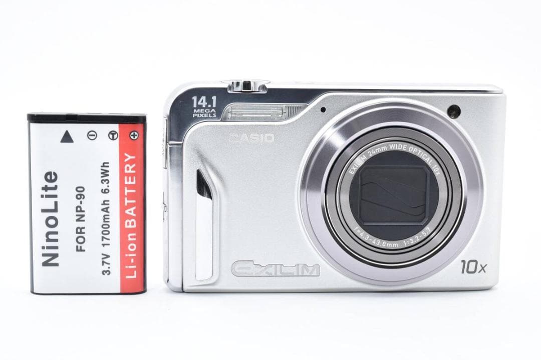 美品 カシオ　CASIO EXILIM EX-H15 シルバー ＃A331