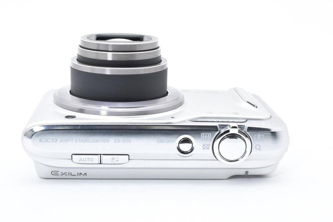 美品 カシオ　CASIO EXILIM EX-H15 シルバー ＃A331