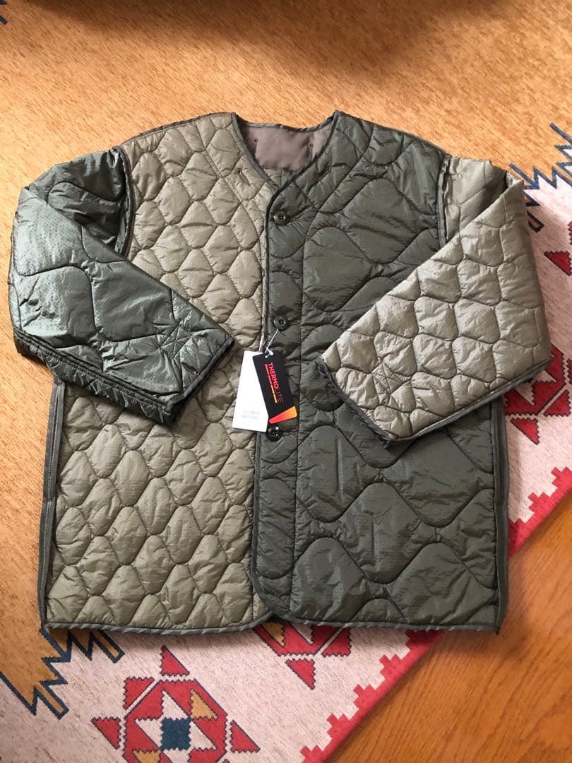 【未使用】BEAMSBOYリップストップキルティングライナージャケット