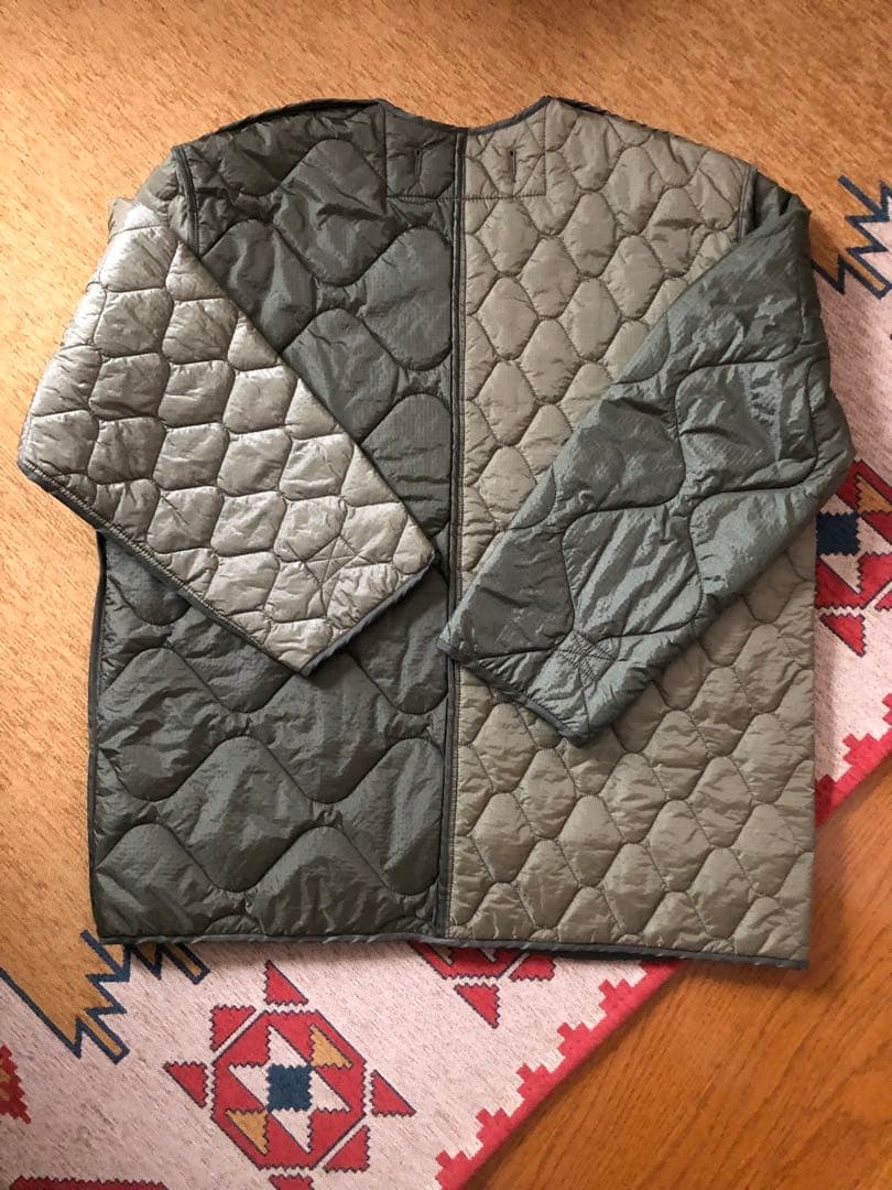 【未使用】BEAMSBOYリップストップキルティングライナージャケット