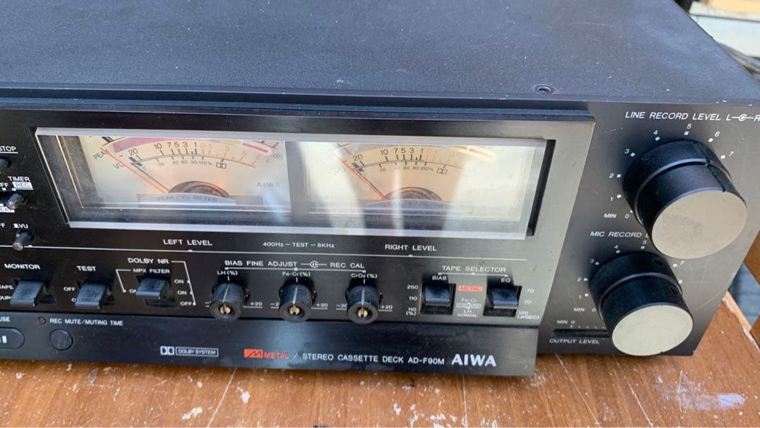 M5998 AIWA アイワ カセットデッキ AD-F90M ジャンク