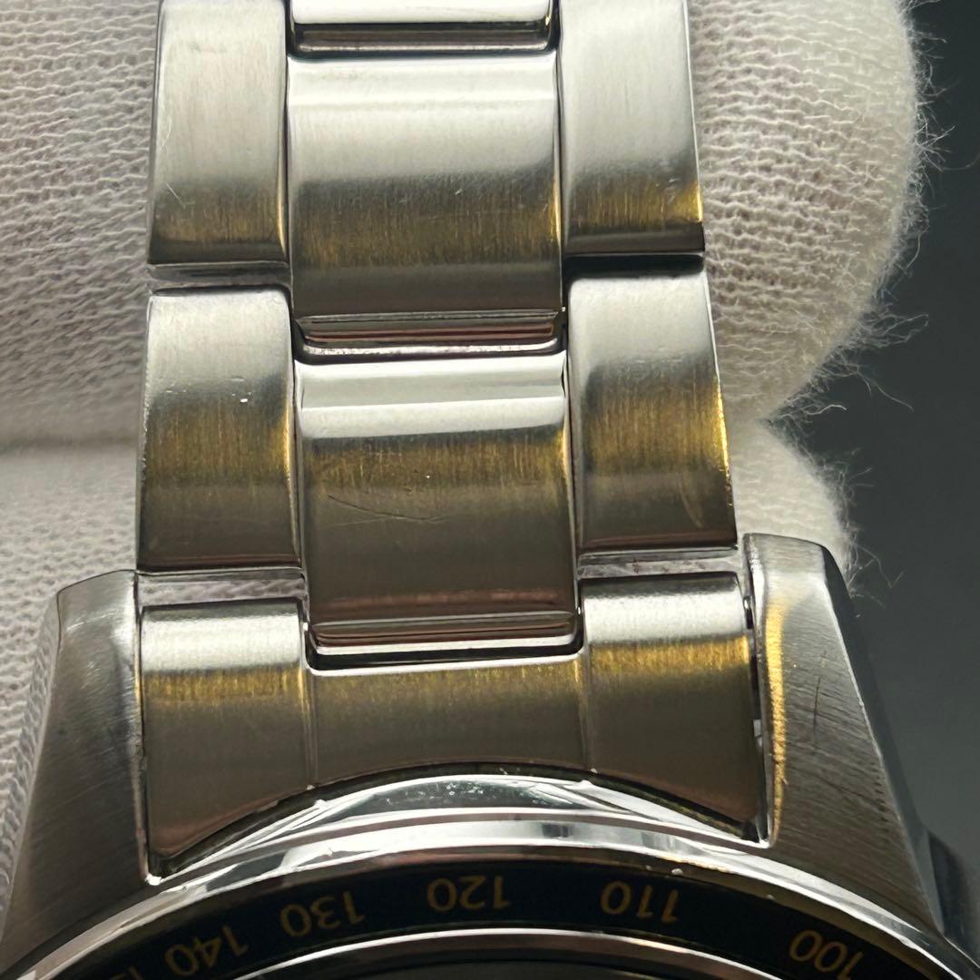 【美品】SEIKO クロノグラフ 7T92-0NW0 黒金