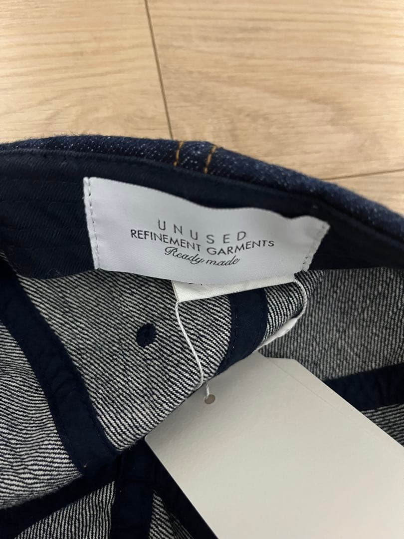 UNUSED デニムキャップ 新品未使用タグ付き品アンユーズド