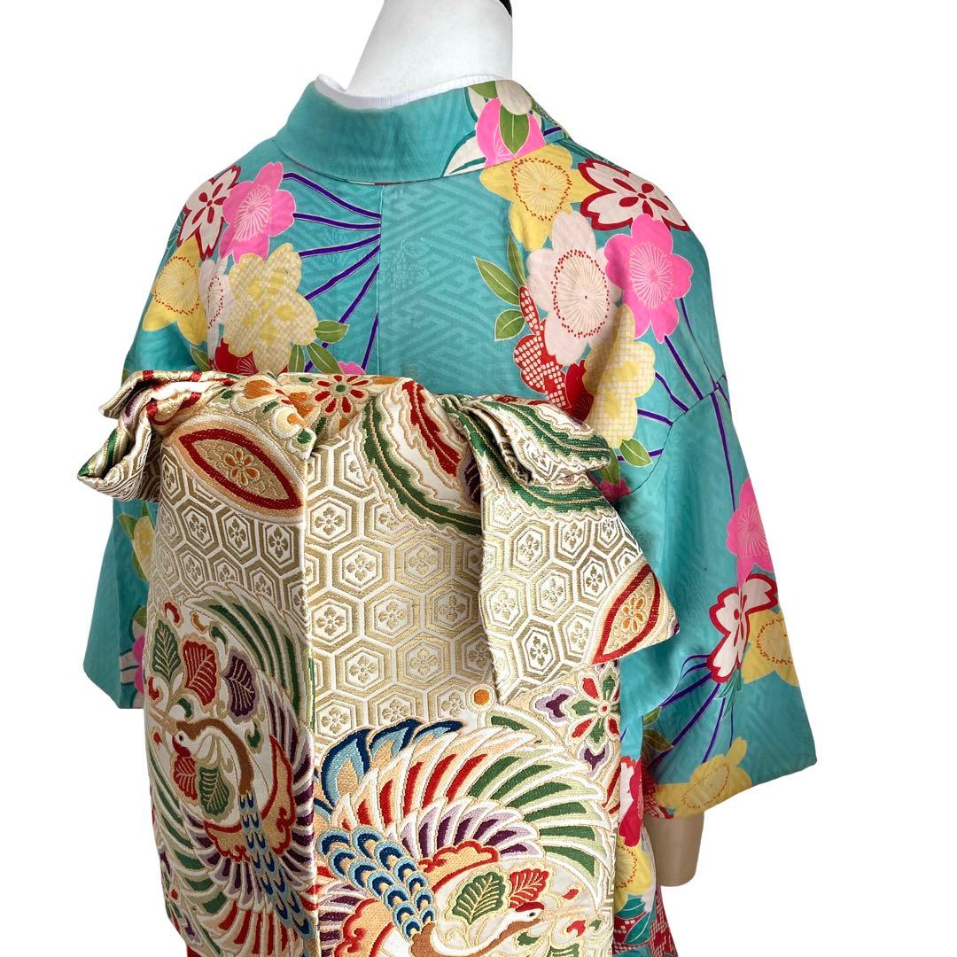 アンティーク　女の子　子供着物　ジュニア　アンティーク着物　袴　七五三　NO2