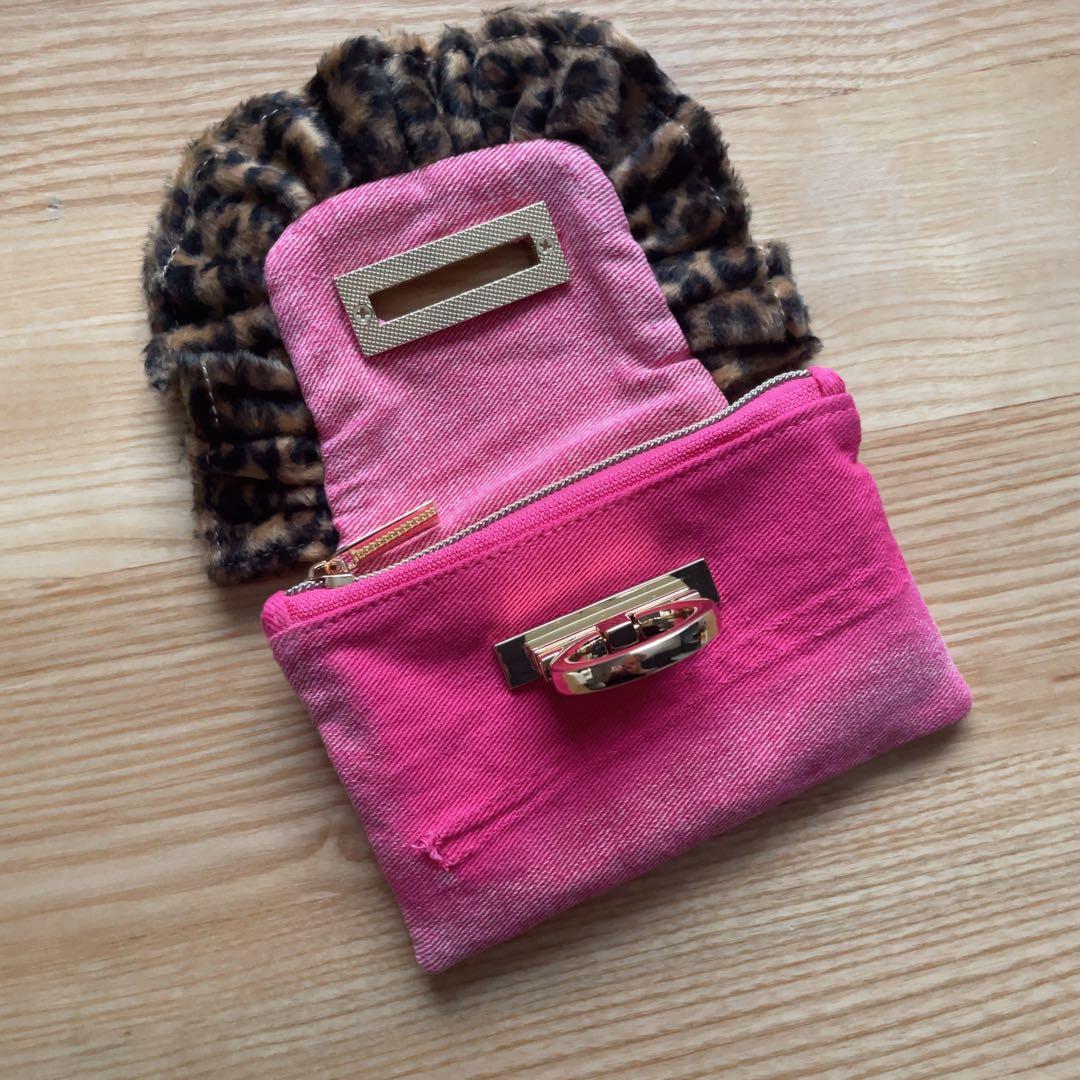 ピンク デニム リメイク セット