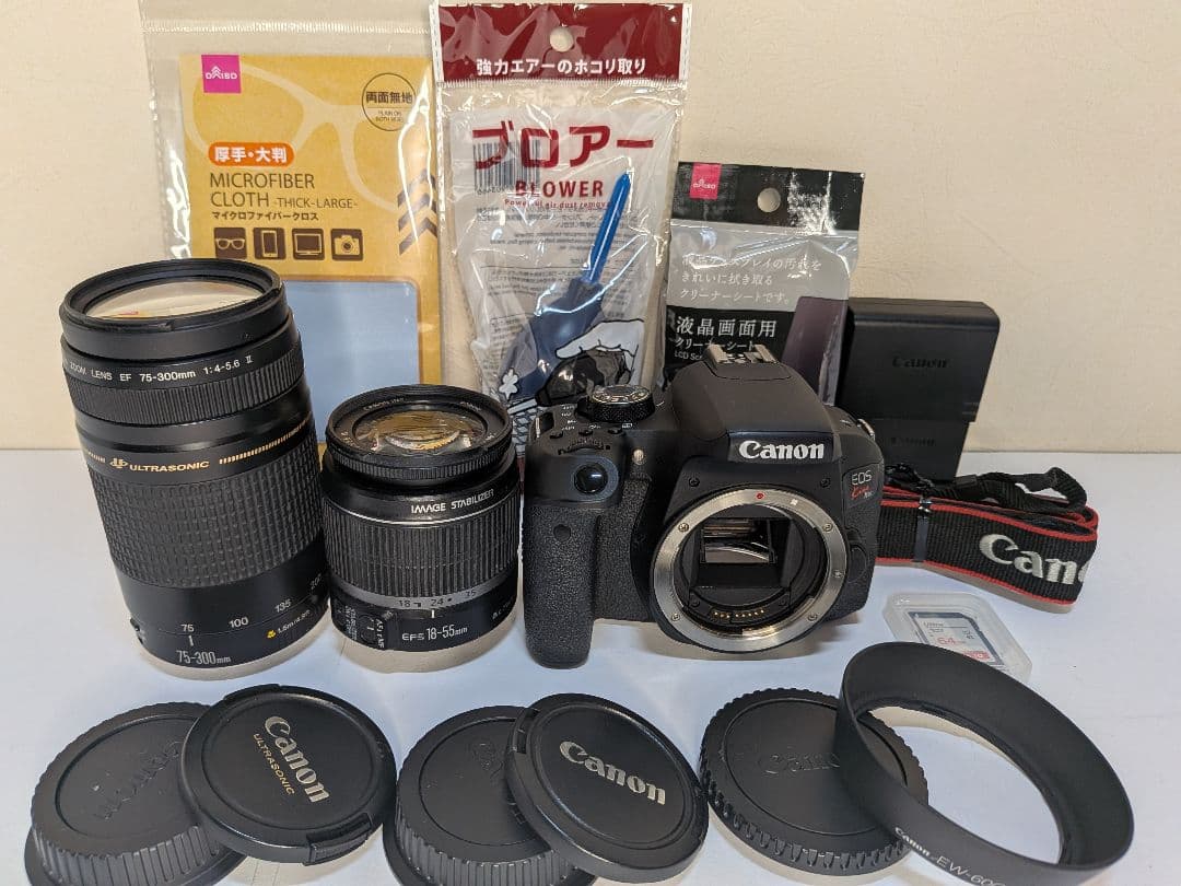 ♥極美品♥Canon EOS kiss X9i デジタル一眼レフダブルレンズ