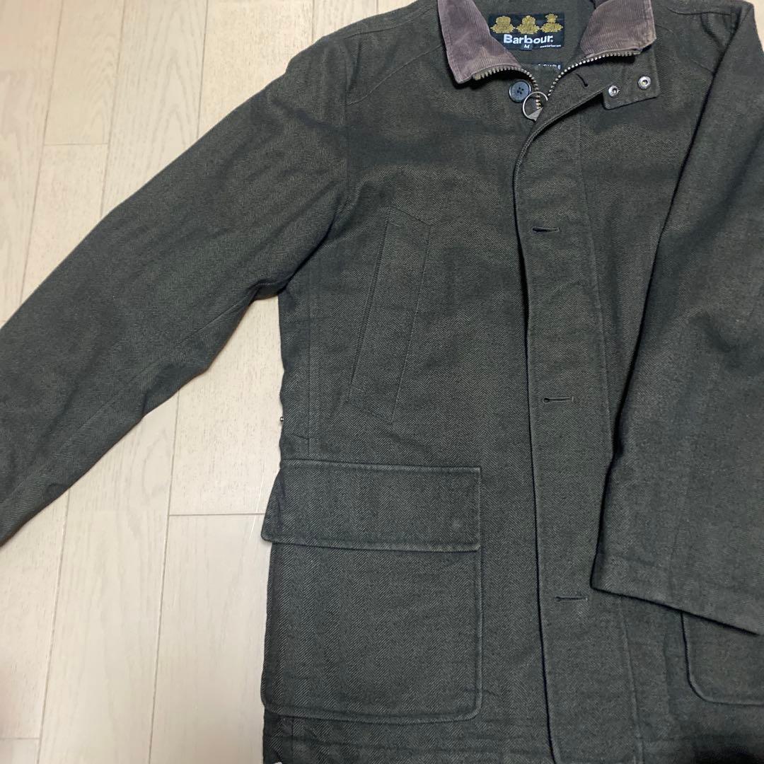 Barbour ウールジャケット　ヘリンボーンジャケット