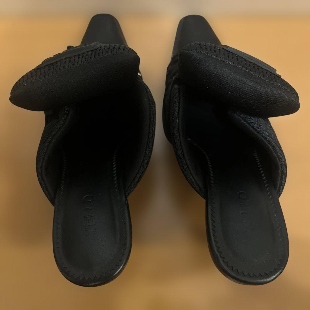 YELLO ブラック スニーカーサンダル