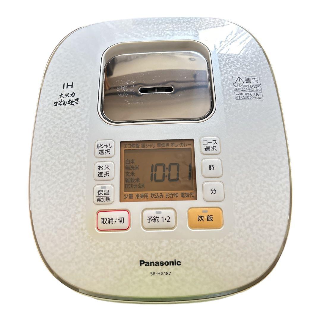 【ジャンク品】炊飯器 一升炊き パナソニック SR-HX187 取説 付属品付き