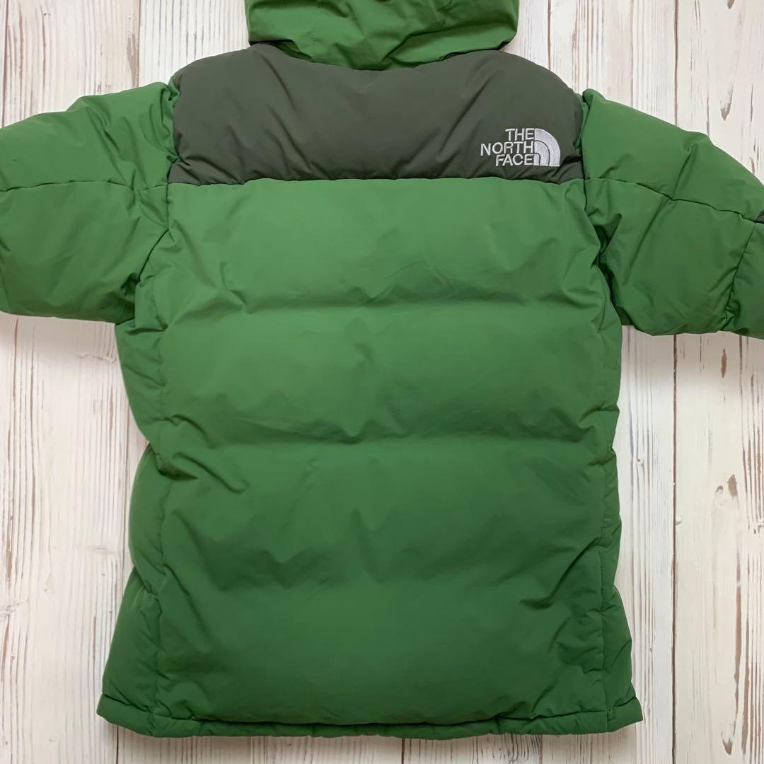 ザノースフェイス ダウンジャケット ハイベント レディース L カーキ 刺繍ロゴ
