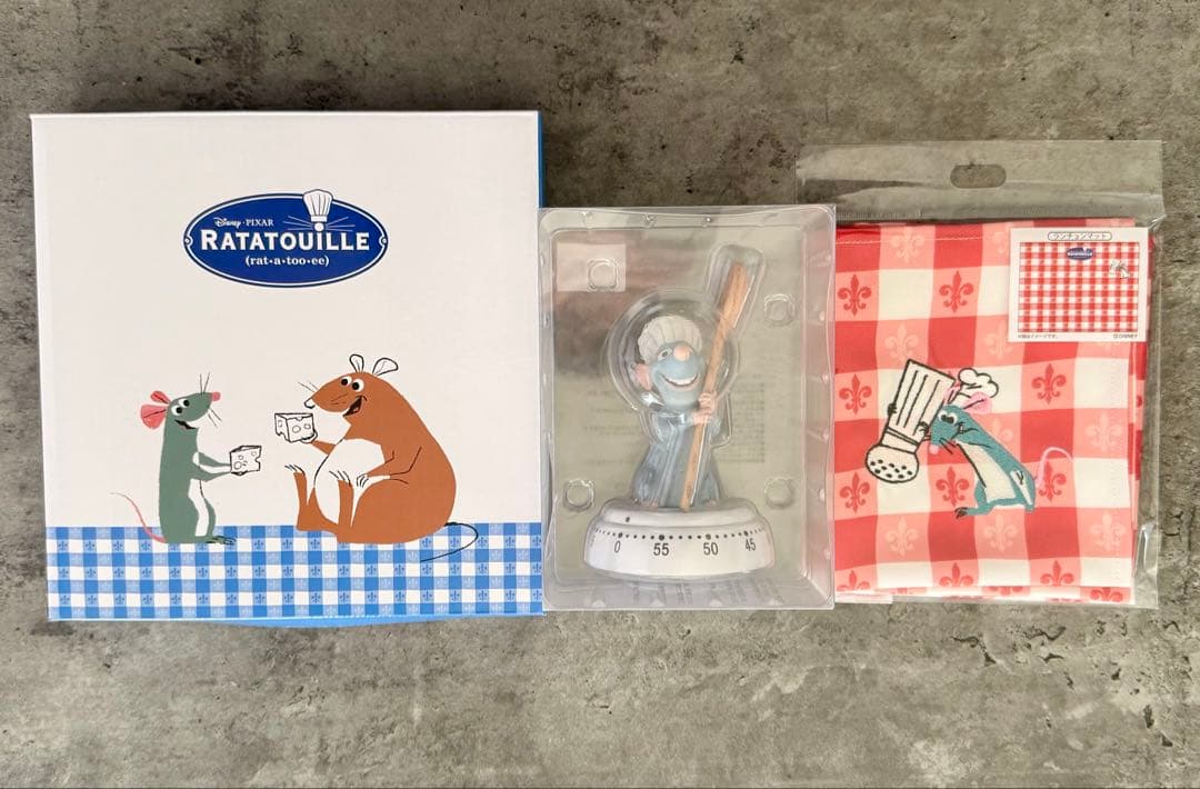 ディズニーストア　レミー　プレート　皿　タイマー　ランチョンマット