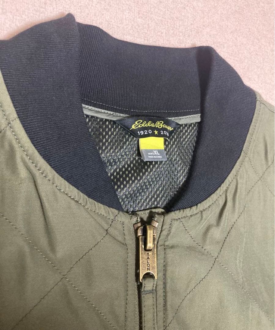 美品 Eddie Bauer 100周年 限定モデル スカイキルト ジャケット