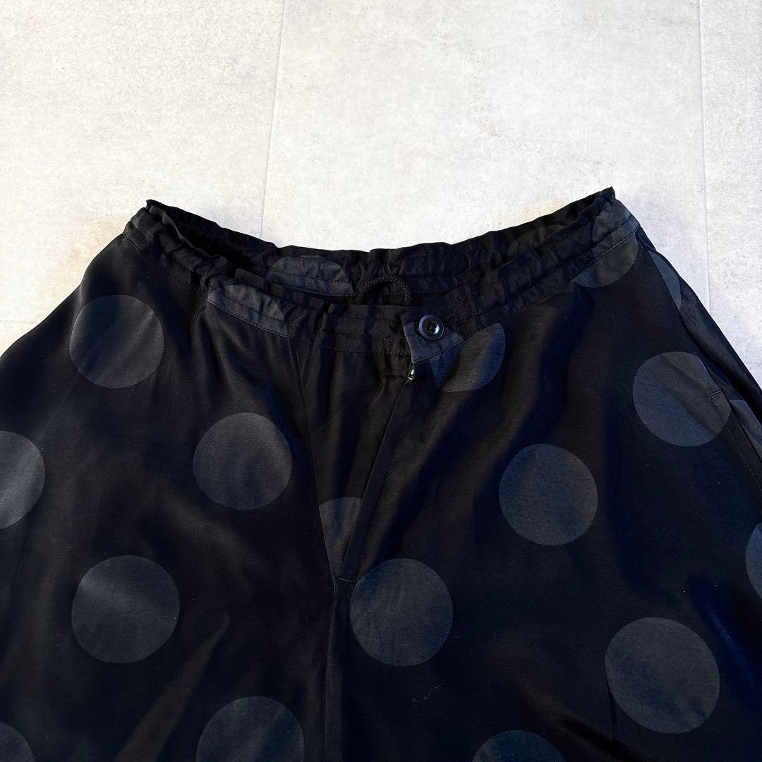 美品✨️ ワイズ 変形ドットスカート S ブラック 水玉 レーヨン100%