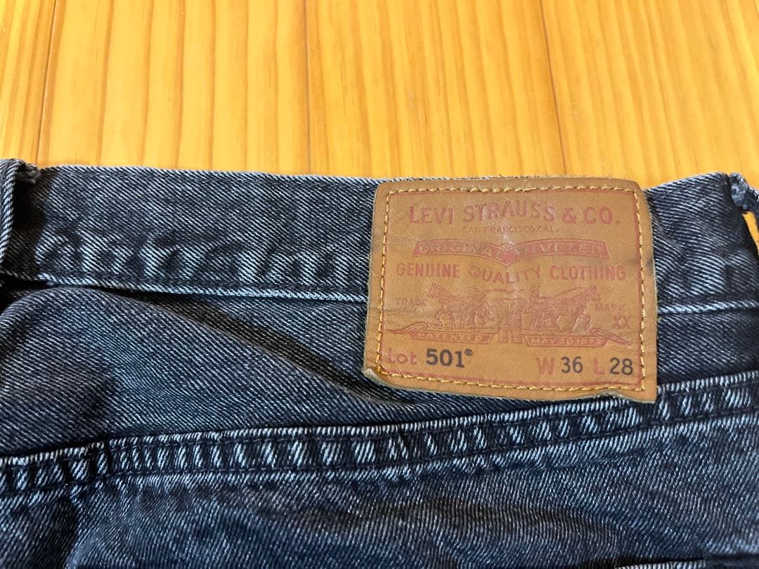 【美品】Levi’s BEAMS exclusive 501 Black 36