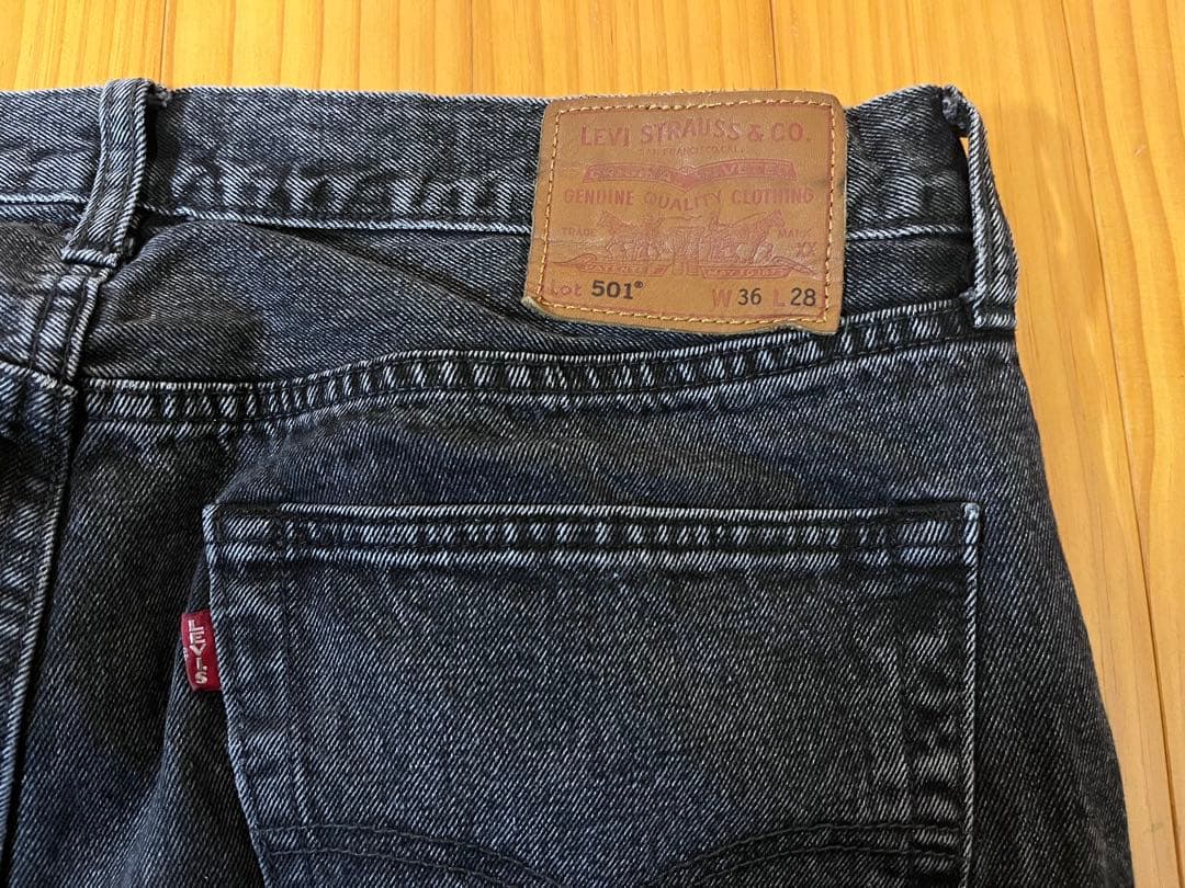 【美品】Levi’s BEAMS exclusive 501 Black 36
