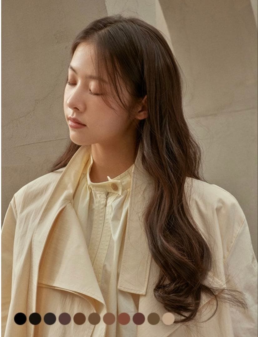 PINKAGE ピンクエイジ　ルーズパーマ Vライン6ピース（モースト原 糸）