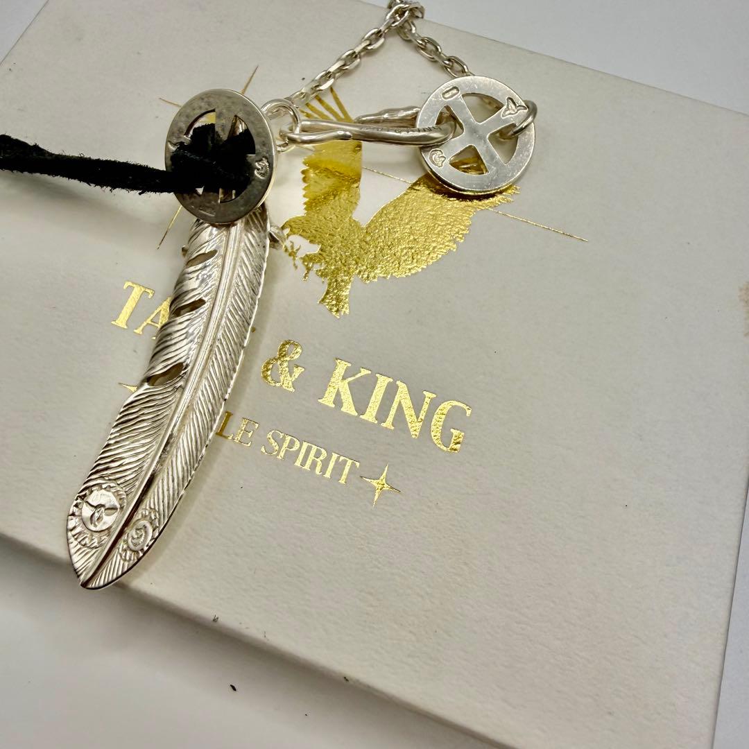 美品　タディ&キング　銀爪フェザーLLGP ネックレスセット