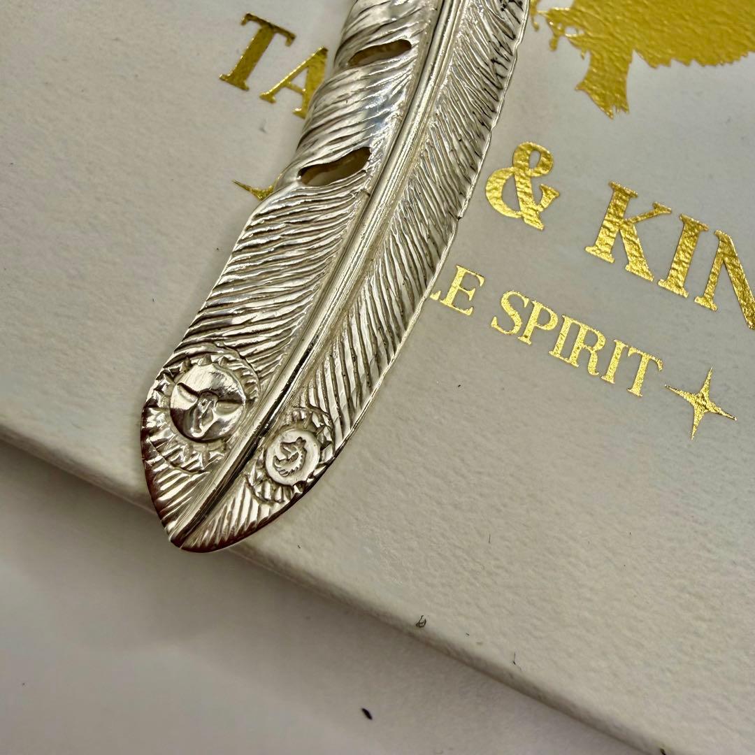 美品　タディ&キング　銀爪フェザーLLGP ネックレスセット