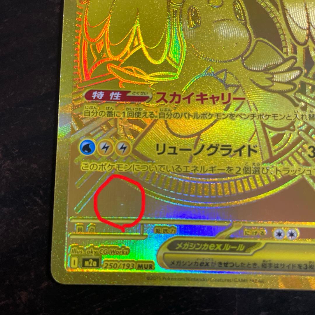 ヤ*ィ様 【訳アリ】メガカイリューex　MUR