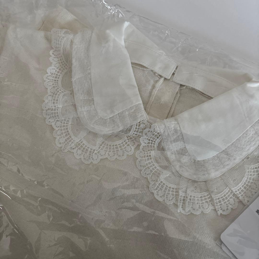 N*a様 新品未使用 / ジプソフィア LaceAccentKnit White