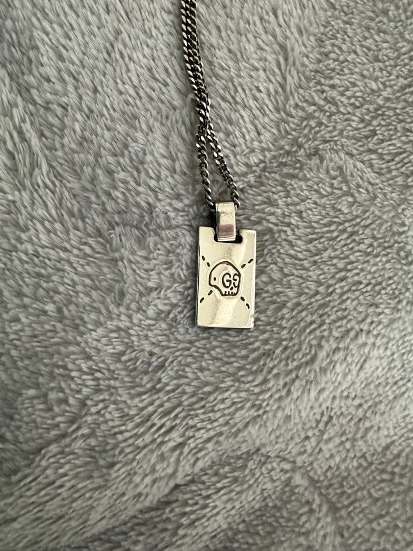 GUCCI グッチ ゴースト ネックレス シルバー SV925 リバーシブル