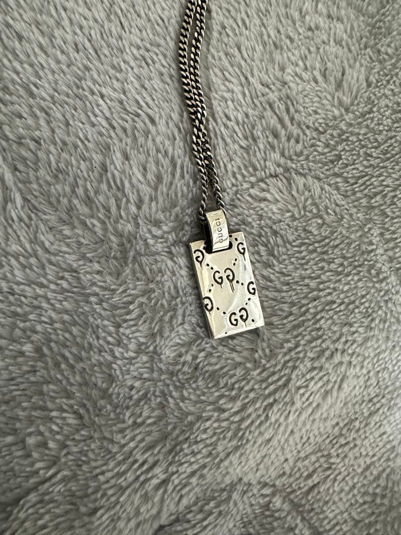 GUCCI グッチ ゴースト ネックレス シルバー SV925 リバーシブル