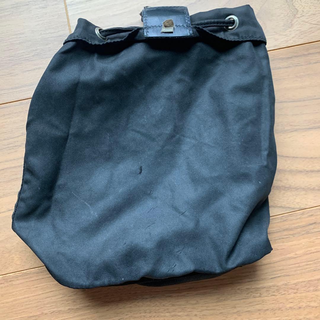 PRADA 巾着ポーチ三角ロゴ ヴィンテージ ナイロン
