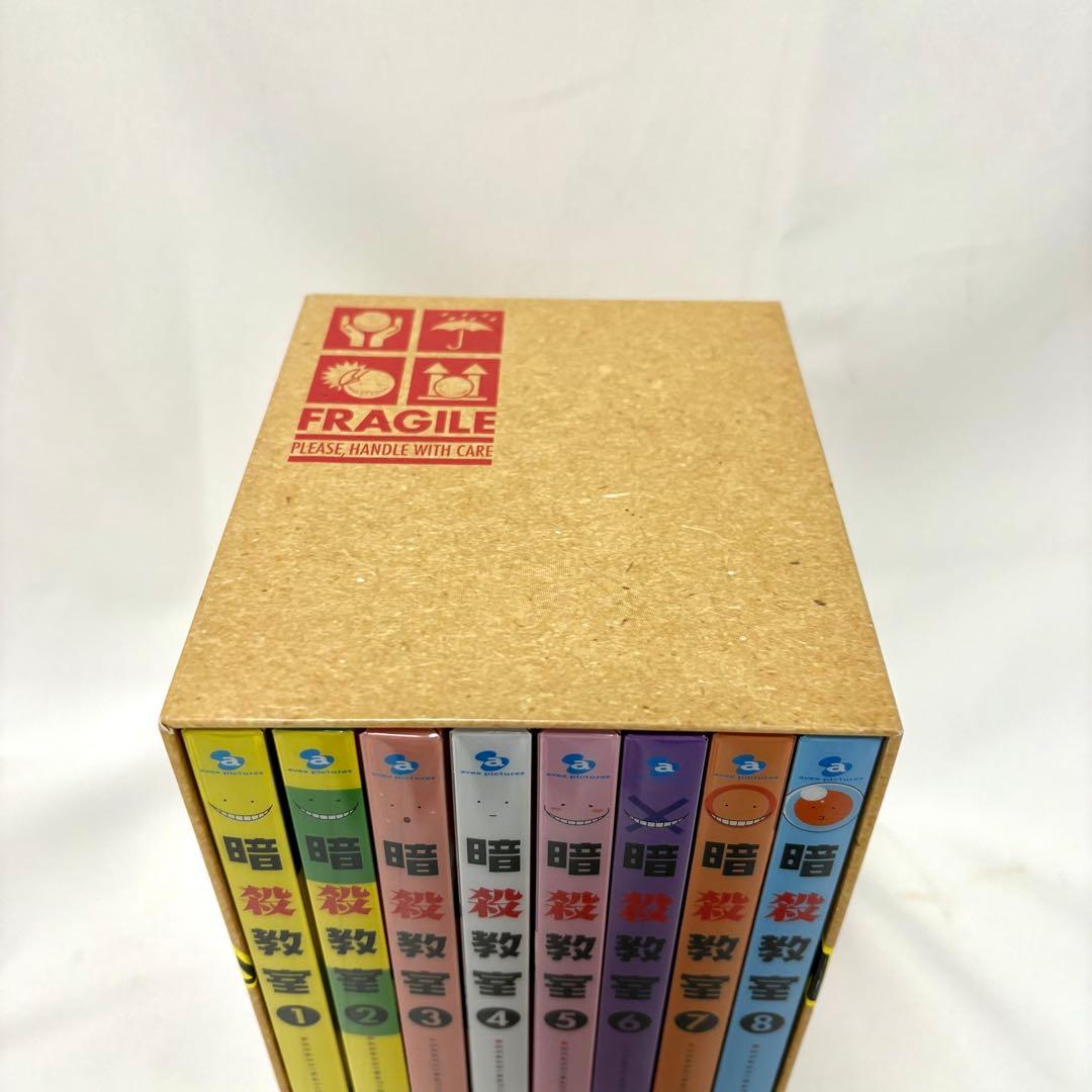 暗殺教室1期 DVD 初回生産限定版1〜8巻セット 収納ボックス付き