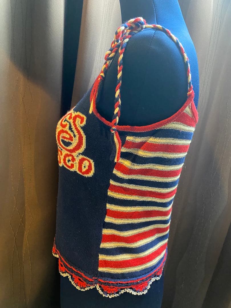 初期　ヒステリックグラマー '90 Disco ロゴ　キャミソール　Y2K