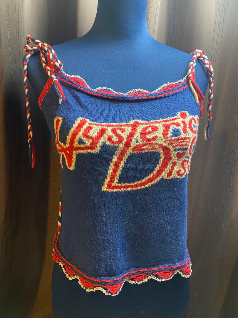 初期　ヒステリックグラマー '90 Disco ロゴ　キャミソール　Y2K
