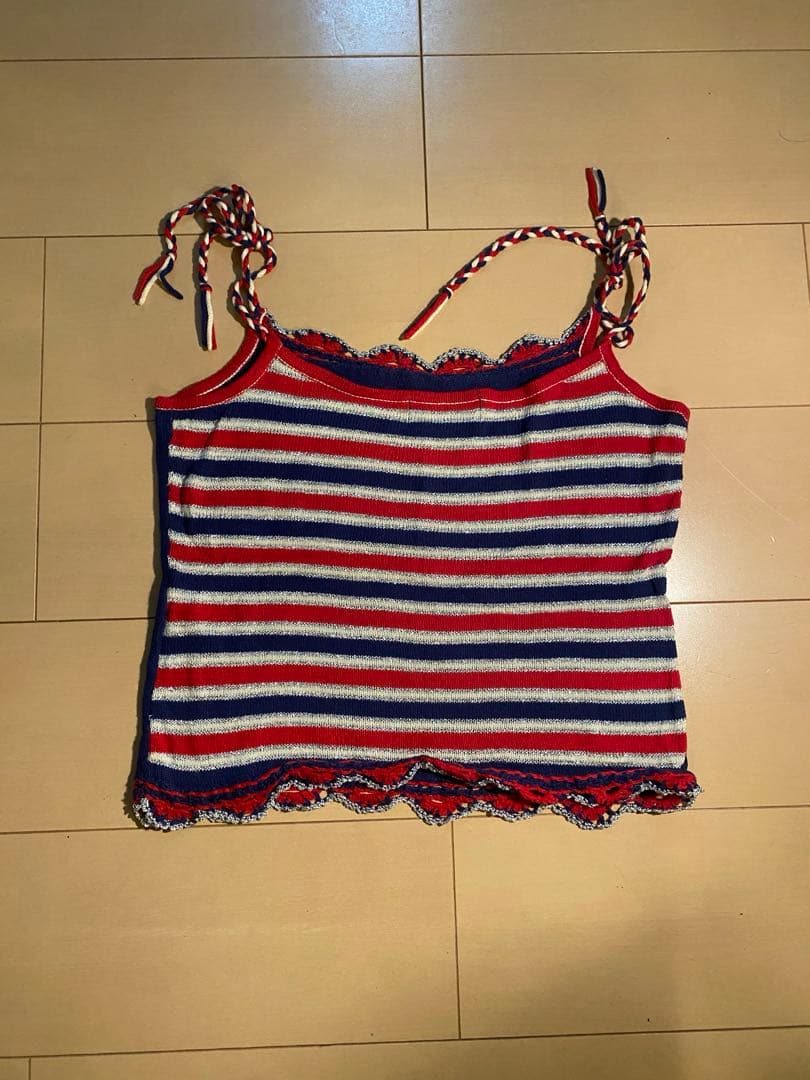 初期　ヒステリックグラマー '90 Disco ロゴ　キャミソール　Y2K