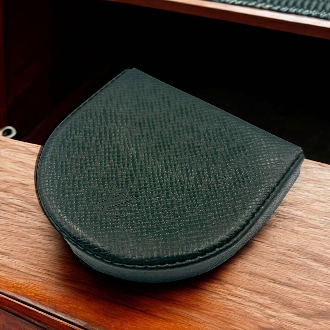 ルイヴィトン i22 キュベット タイガ ケース 小銭入れ グリーン