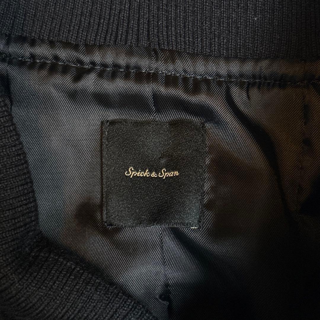 美品 23AW 【定価3万】Spick&Span スタジアムジャンパー 38