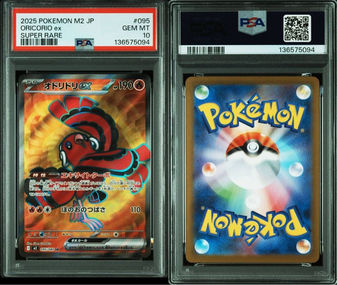 【 PSA10 2連番 】 オドリドリex SAR SR 2連番 カンダシンジ