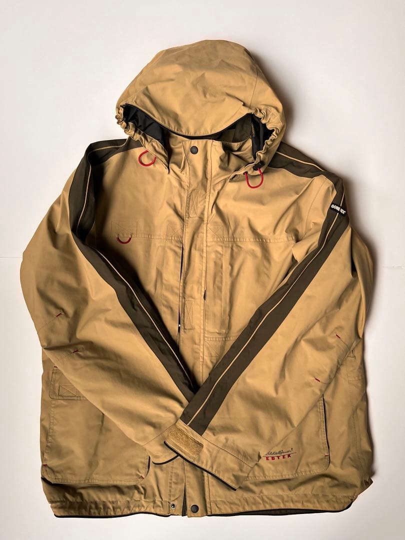 Eddie Bauer EBTEKマウンテンパーカー ベージュ　ゴアテックス